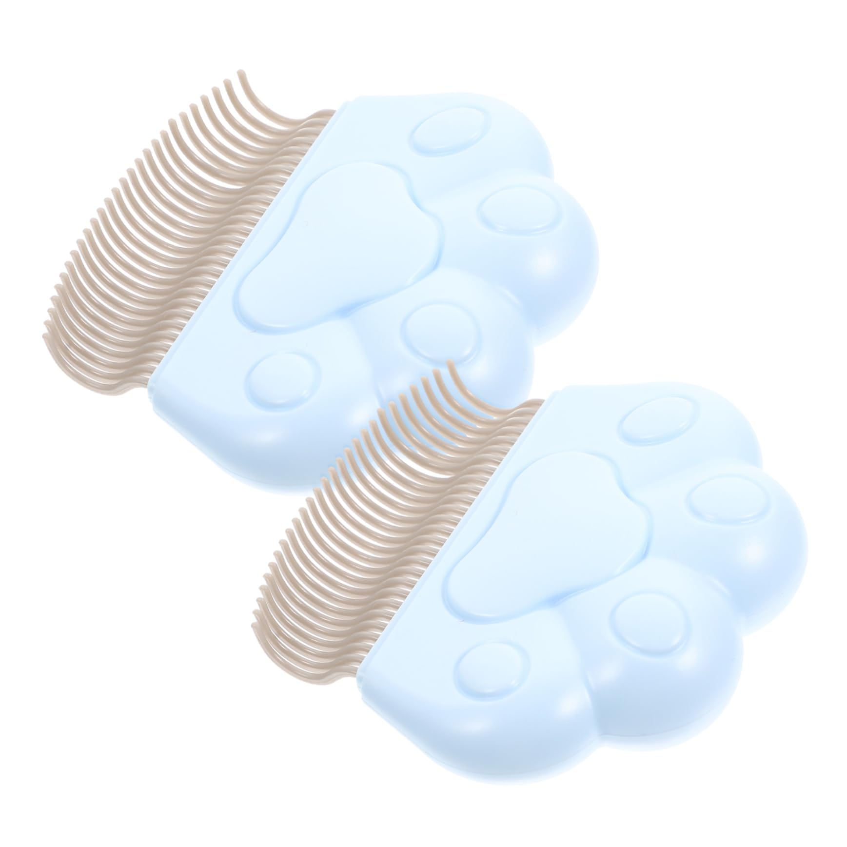 Toddmomy 2Pcs Cat Grooming Brush Pet Comb for Efficient Hair Removal Knotting Massage for Cats Dogs Comfortable Durable