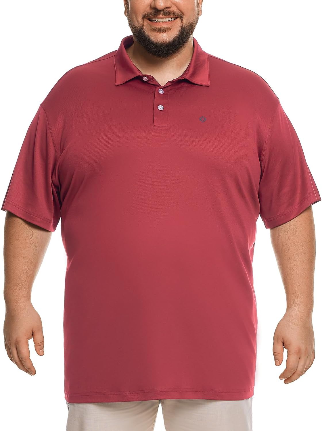 HOdo Big and Tall Mens Polo Shirt Moisture Wicking Sport Golf Shirts 2XL-6XL