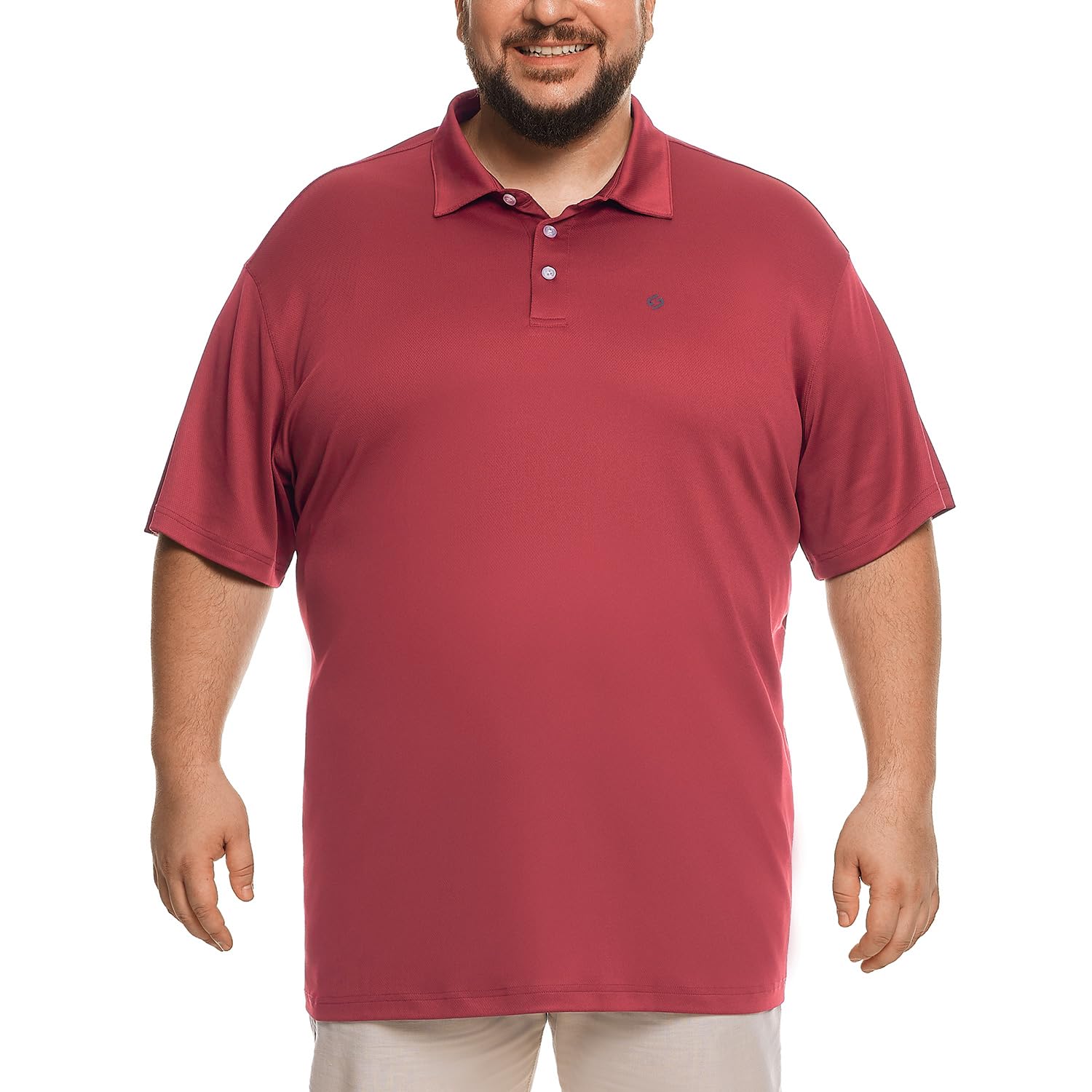 HOdo Big and Tall Mens Polo Shirt Moisture Wicking Sport Golf Shirts 2XL-8XL