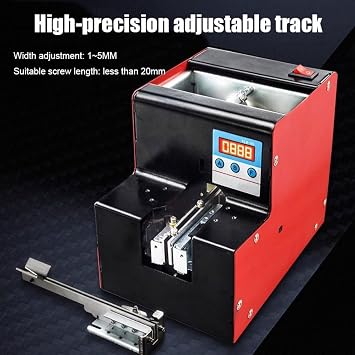 Automatic Screw Sorting Machine with Digital Display, 2 Counting Modes and Adjustable Speed, Large Capacity Sorter for Nuts, Bolts and Hardware
