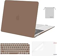 Vista 41 de MOSISO - Funda rígida y de plástico compatible con MacBook Air de 13 pulgadas versión 2022, 2021-2018, A2337 M1 A2179 A1932; con cubierta