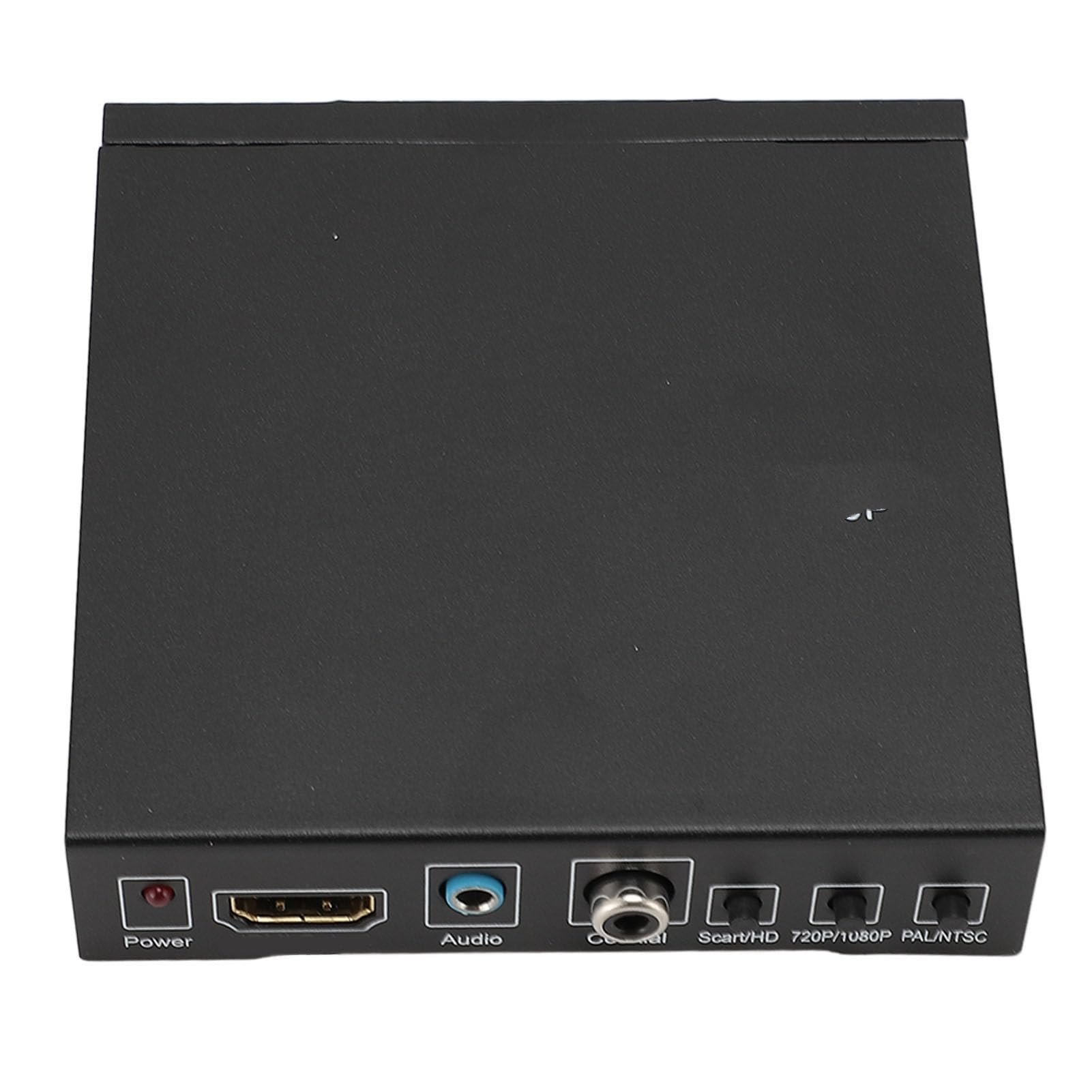 Annadue Convertisseur Vidéo HD, Adaptateur de Convertisseur Audio Vidéo Péritel 1080P vers HDMI, Remplacement du Convertisseur de Son HDMI RVB pour la Maison (Prise UE)