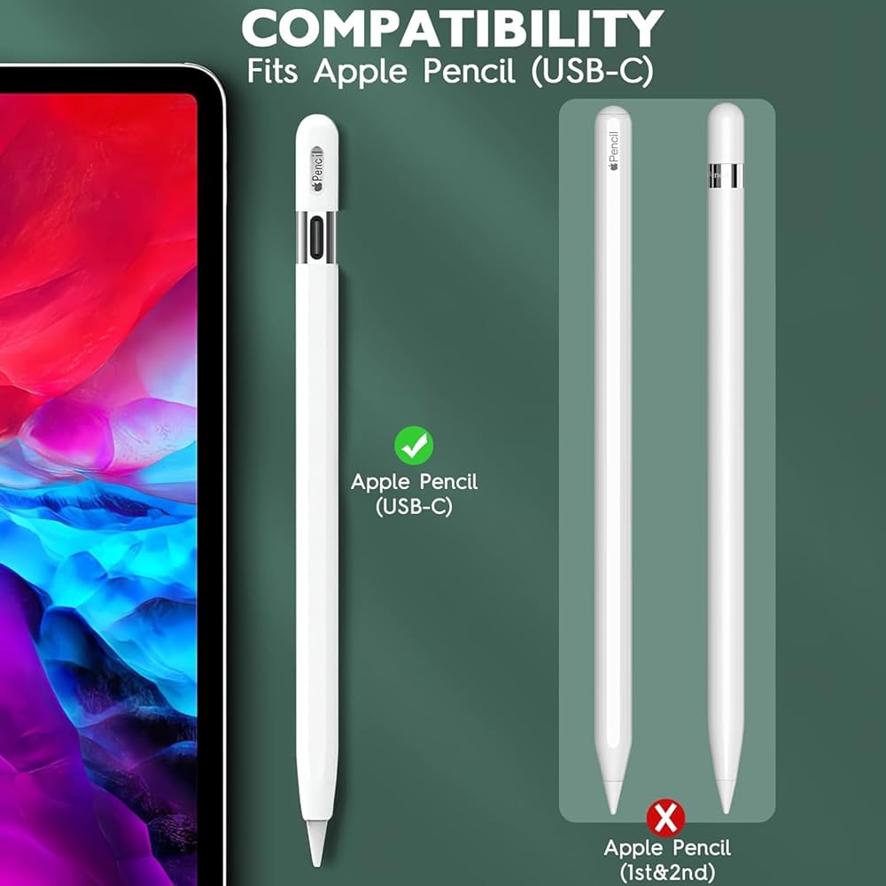 Mizi (2 Pack) Apple Pencil USB-C (2023) Case Cover Premium