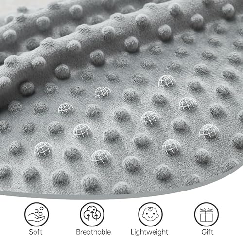 image for QSTEHEML Baby Blankets for Boys Neutral,Super Soft Nursery Minky Blank