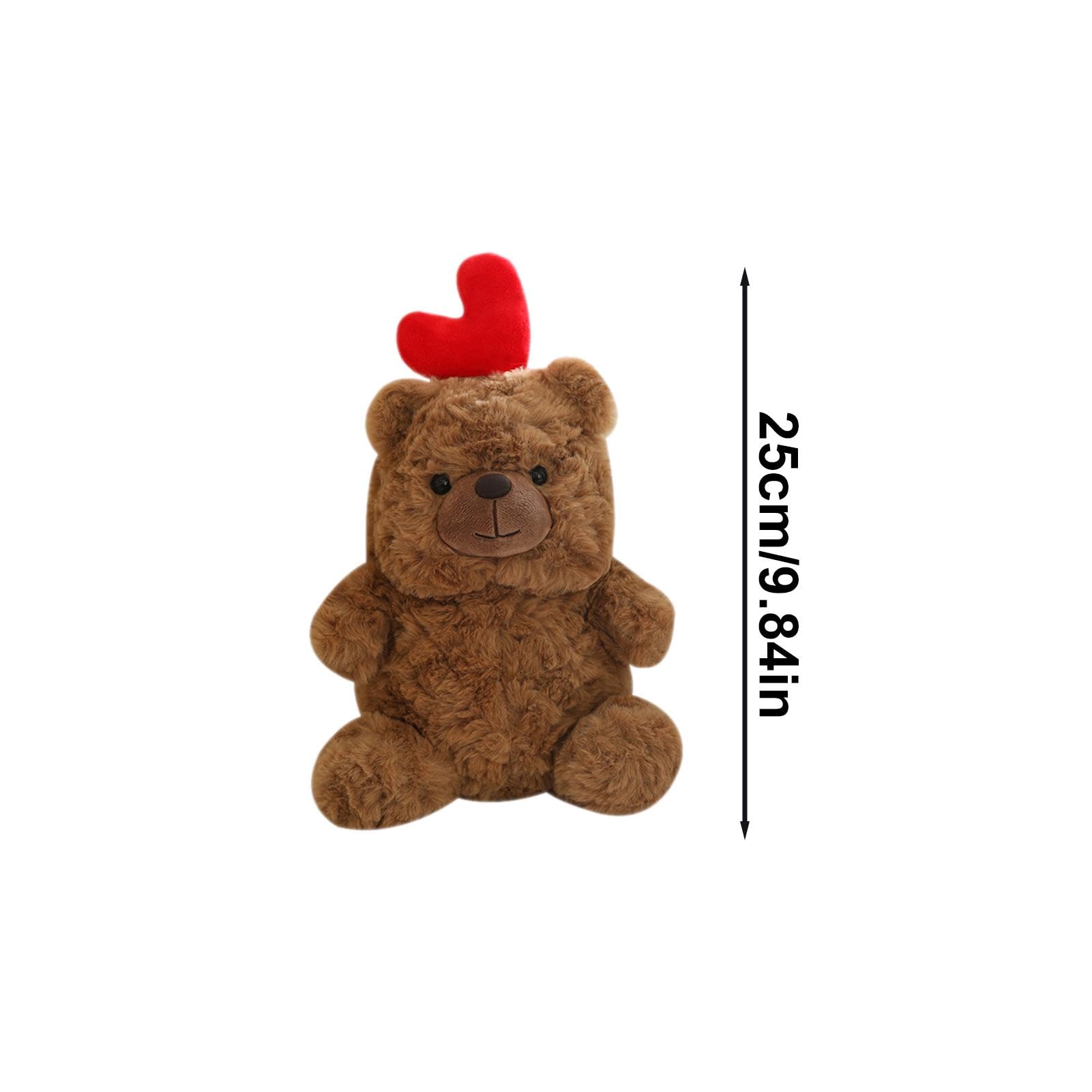 Amazon.co.jp: ハートベア、ハート付きクマのぬいぐるみ - ぬいぐるみ