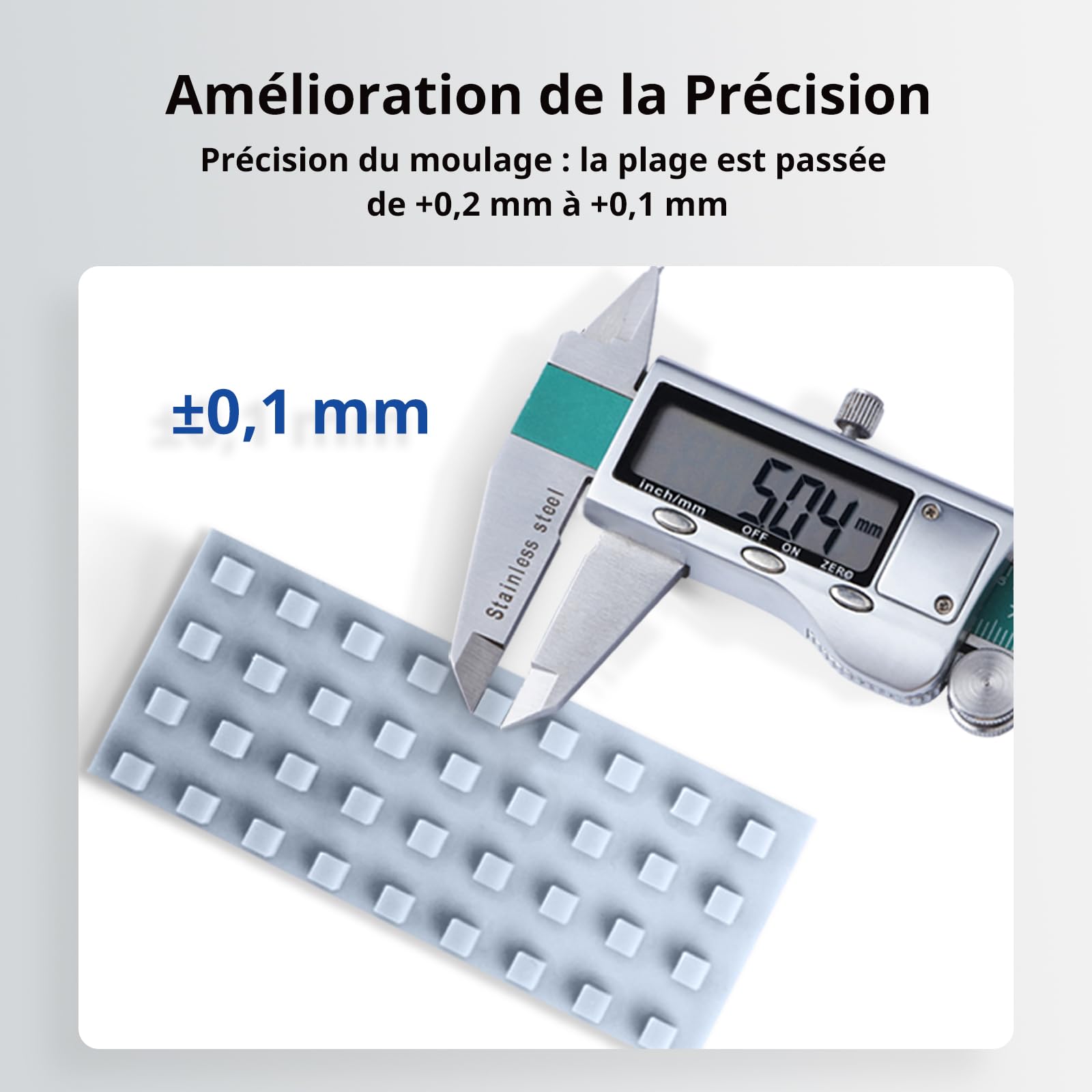 ANYCUBIC Résine Standard + Photopolymère Amélioré, Résine Standard d'Imprimante 3D DLP LCD, Plus Résistante et Plus Précise avec Photopolymérisation UV 405 nm Résine Rapide pour l'impression 3D,Gris