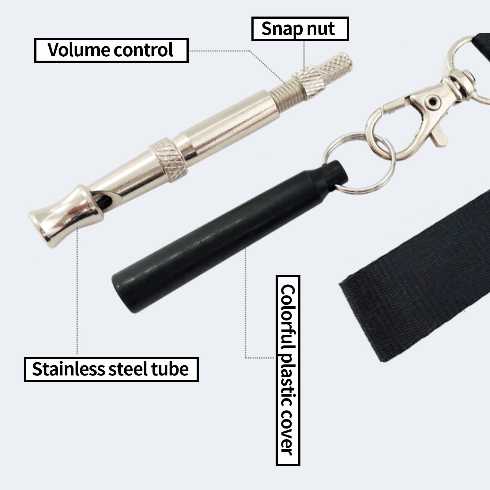 Bailinks Professional Ultrasonic Dog Whistle Set-Adjustable Frequency for Effective Training and Recall - Image 3