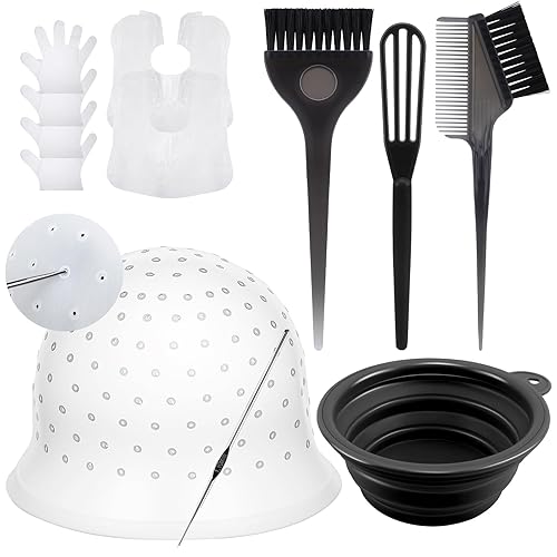 YOOVR 12PCS Hair Bleach Highlighting Kit With Hair Dye Brush