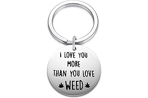 Ukodnus Weed Jewelry Keychains for Boyfriend - Weed Keychain Gifts for Him,...