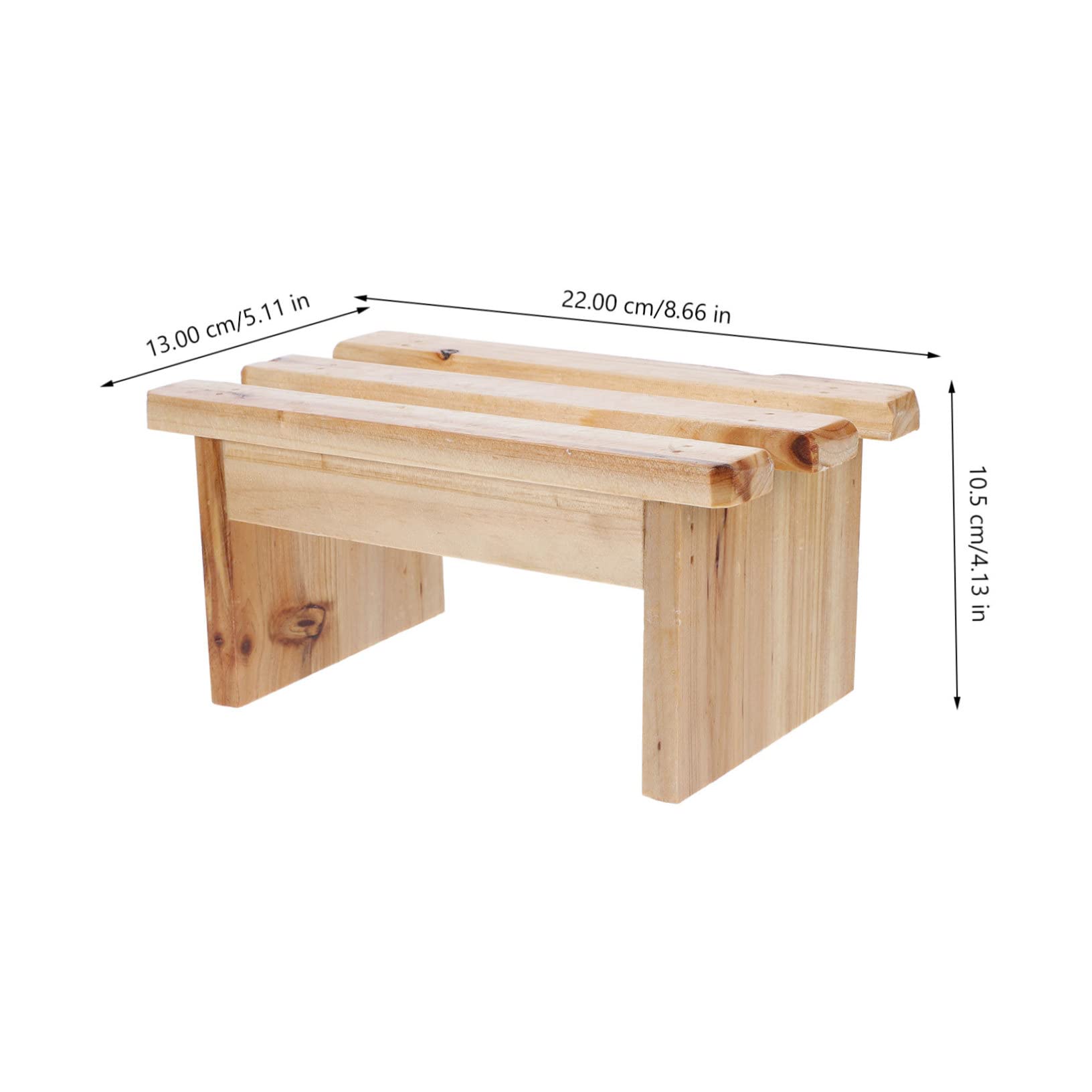Tabouret de bain en bois chaise repose-pieds seau de bain
