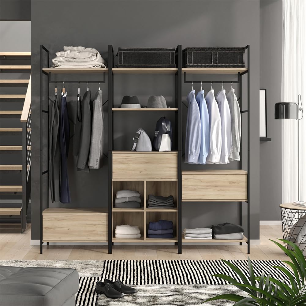 Vicco Armadio multifunzione Enya, Legno, 60 x 180 cm
