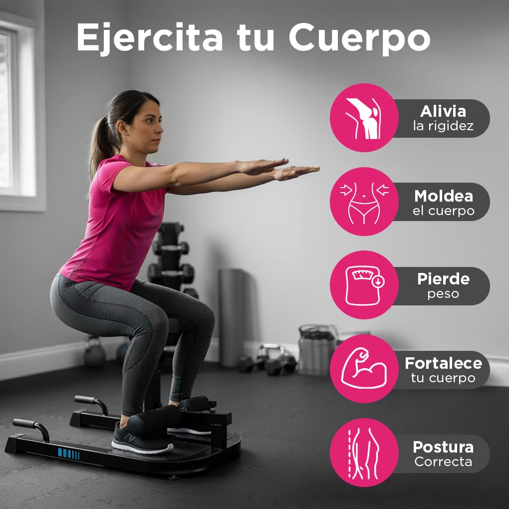 Aparato Multifuncion Sentadillas Profundas Squat Fortius 84 x 48 x 73 cm - Doble Respaldo