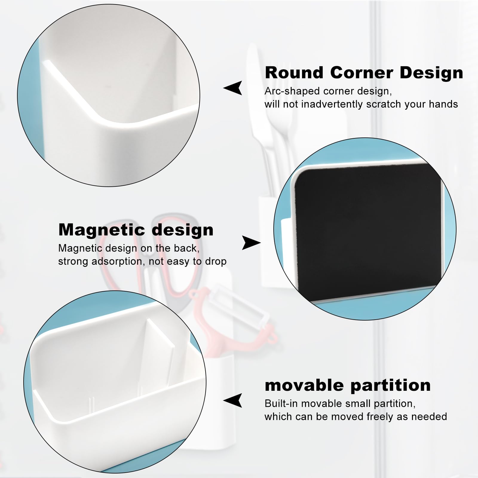 Magnetischer Stifthalter Für Whiteboard & Kühlschrank – Abwischbarer Marker-Organizer, 12x4x10 Cm, Farbig