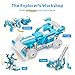 WhalesBot D1 21-in-1 STEM Coding Robot Kit for Kids (Ages 4+), 280+ Pieces Educational Building Set with APP-Controlled & Programming, 3D APP Guidance, Ideal Toy for Boys & Girls