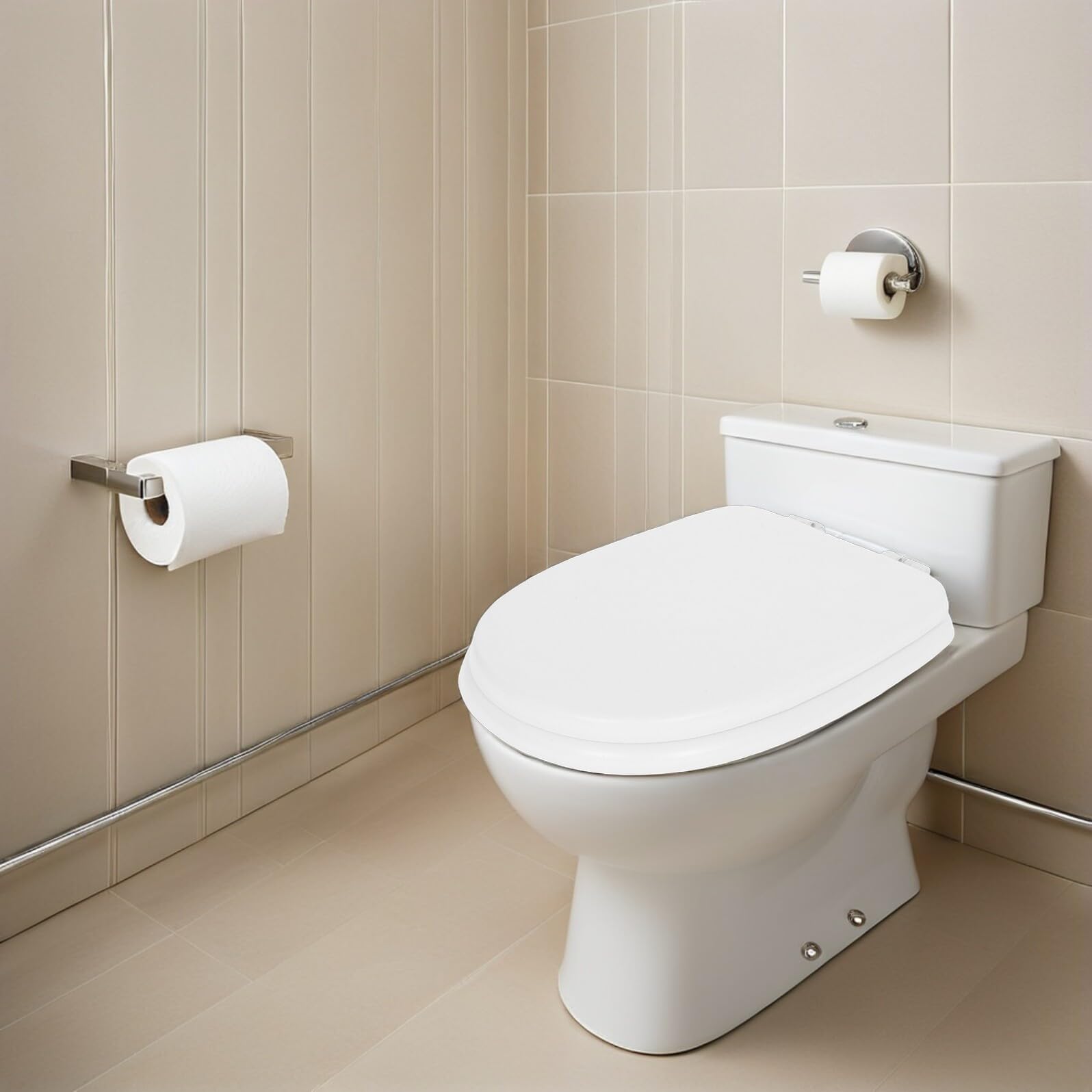 Aufblasbares weiches EVA-Toilettensitzkissen – klassisches rundes Design für Zuhause, Badezimmer, leicht zu reinigen und zu verwenden, perfekter Komfort für verbessertes Sitzerlebnis