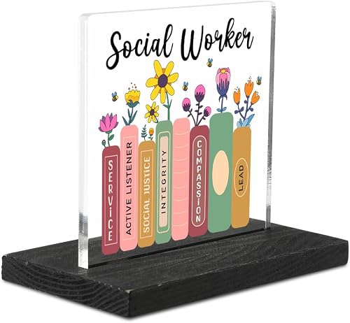 Social Worker Gifts for Women, Thank You Gifts for Social Worker, School Social 