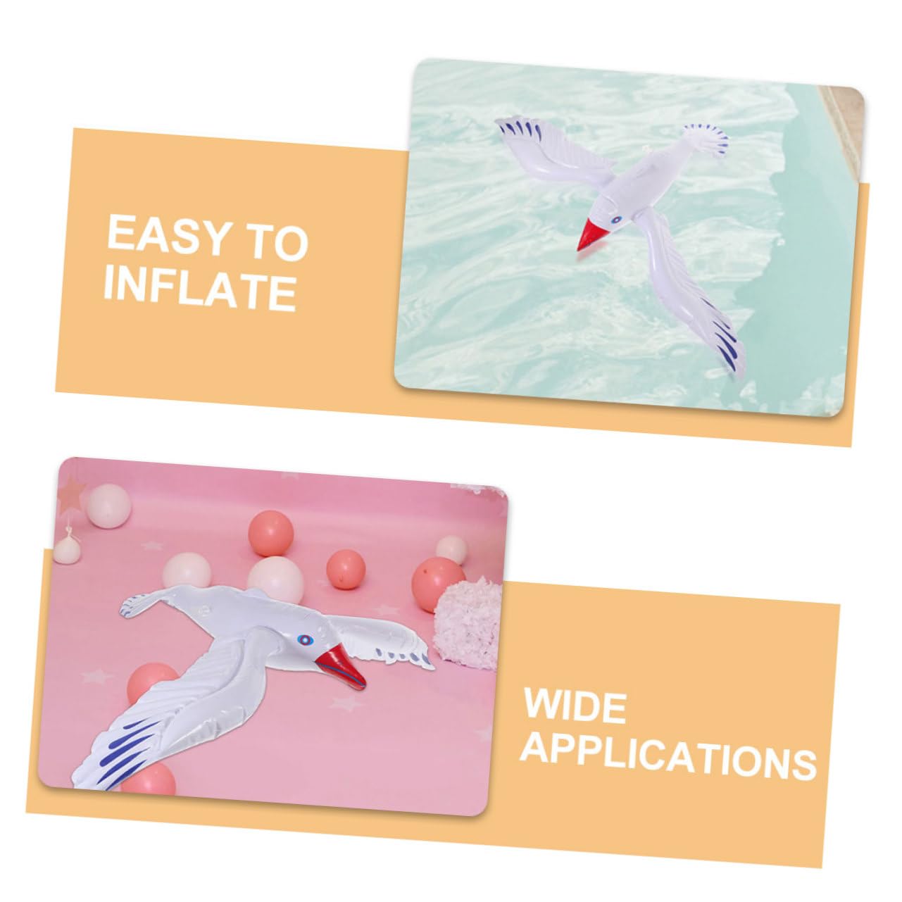 Toyvian Gonfiabile Forma Di Per Decorazioni Da Spiaggia e Giochi Piscina Accessorio Essenziale Per Feste Hawaiane Facile Da Gonfiare e Trasportare
