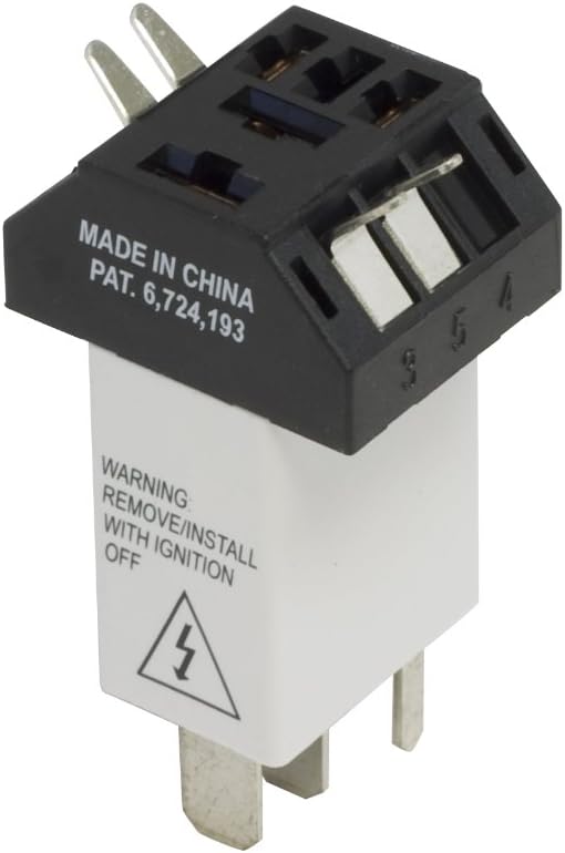 Jumper de teste de relé Lisle 60630 com botão de pressão – Branco