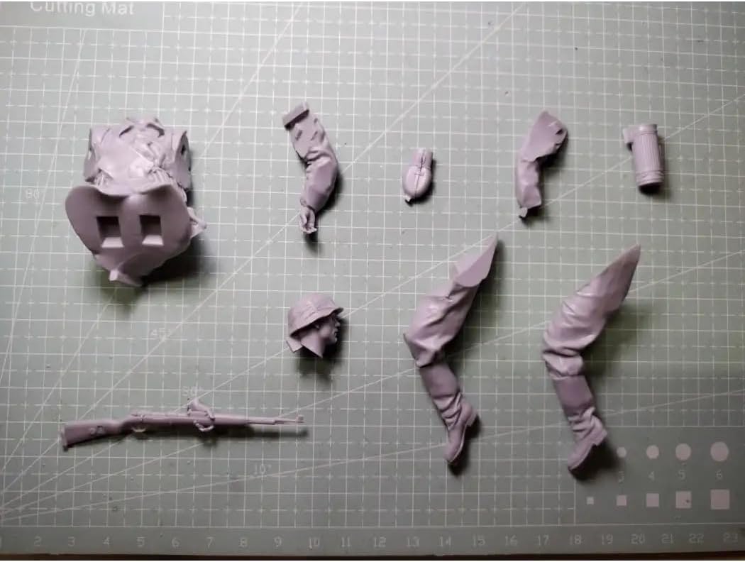 1/16 Resin Model Kit German Soldier Infantryman WW2 Unpainted