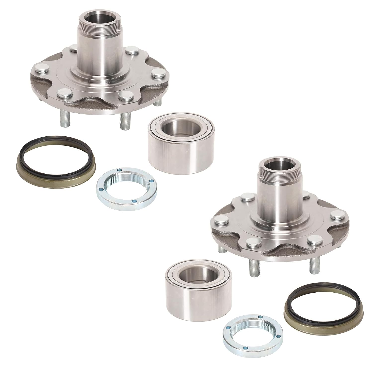 Front Wheel Hub & Bearing For Toyota Tacoma Tundra SEQUOIA 2WD ONLY SINGLE NEW E Front Wheel Bearings - Foto 5