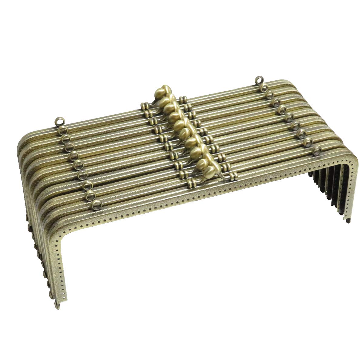 Amazon | がま口 口金 30cm (角型10個セット) | がま口口金 通販