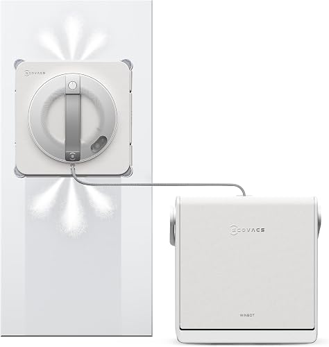 WINBOT W2S Pro Omni Robot Nettoyeur de vitres avec Stati ECOVACS