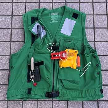 米軍　ライフジャケット　LIFE PRESERVER VEST TYPE　茶　L 61vMerPq60L._AC_UF350,