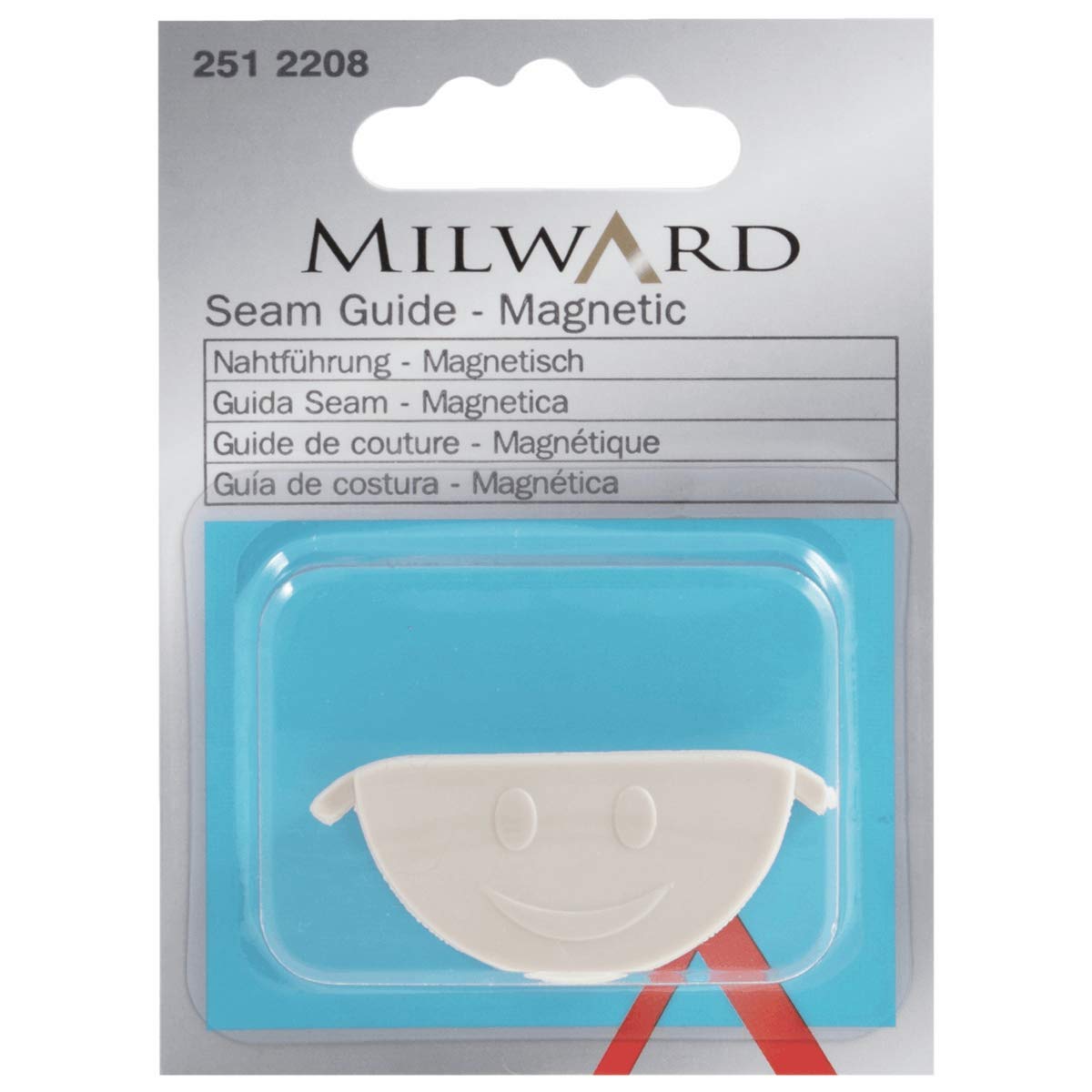 MILWARD Magnetic Seam Guide, Silver, One Size