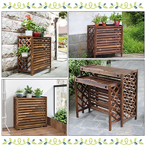 Solution de sécurité et antivol pour climatisation extérieure en bois - 6
