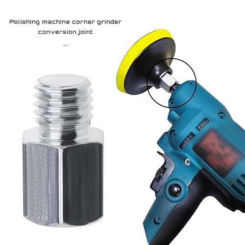 Miniatura 2 de Adaptador de rosca hembra M10 a rosca macho M14 para amoladora angular, pulidora de brocas, adaptador de convertidor, adaptador de convertidor,