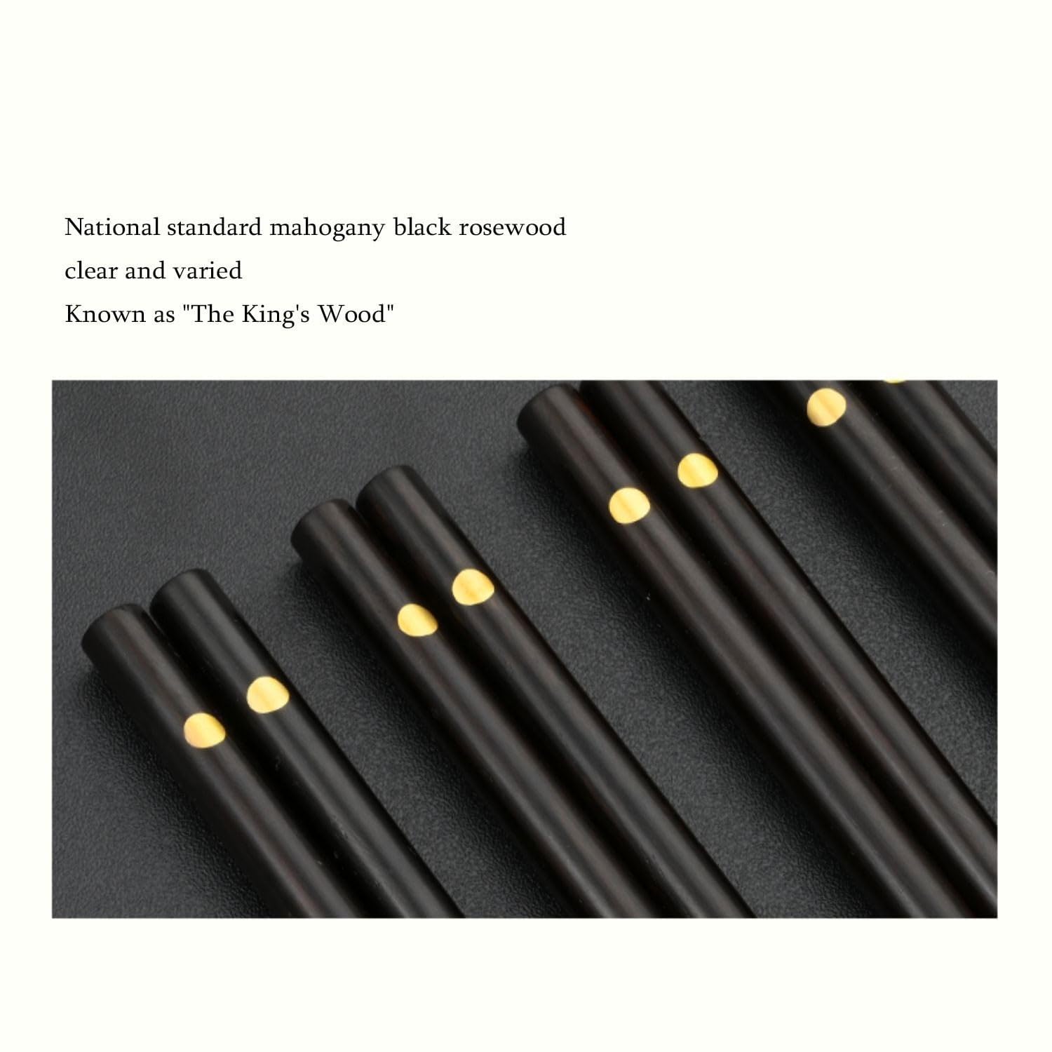 baguette japonaise cooking chopsticks Baguettes réutilisables sous les meubles de 25cm(Color:5 pairs,Size:)