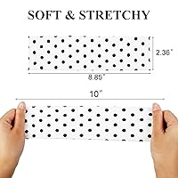 Vista 4 de TERSE Diademas de lunares para mujer, diademas de moda para el cabello de mujer, diadema de moda para mujer, accesorios para el cabello vintage