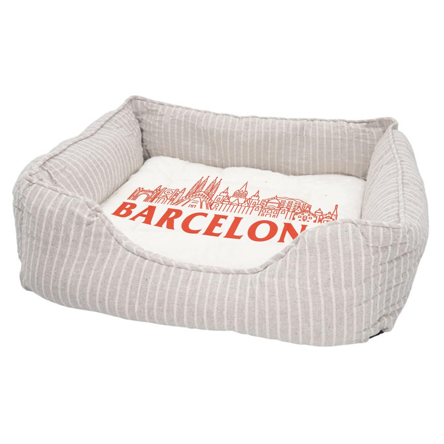 Panier pour chien Barcelone idéal pour le voyage avec son coussin déhoussable