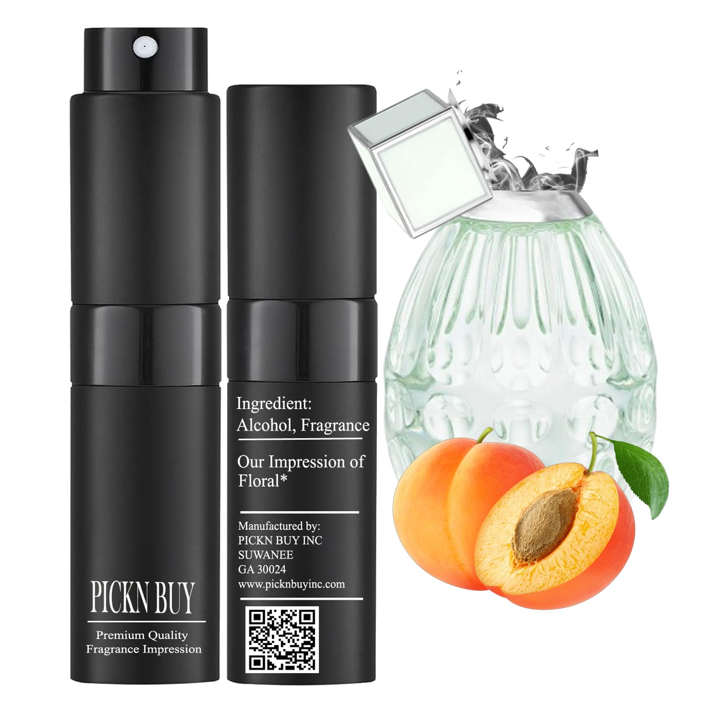 PICKN BUY Luxury Perfume for Women 0.34 Fl oz, Scent Compatible to Choo Floral Perfume, Made in USA, Long-Lasting Spray Comes in Refilable Bottle