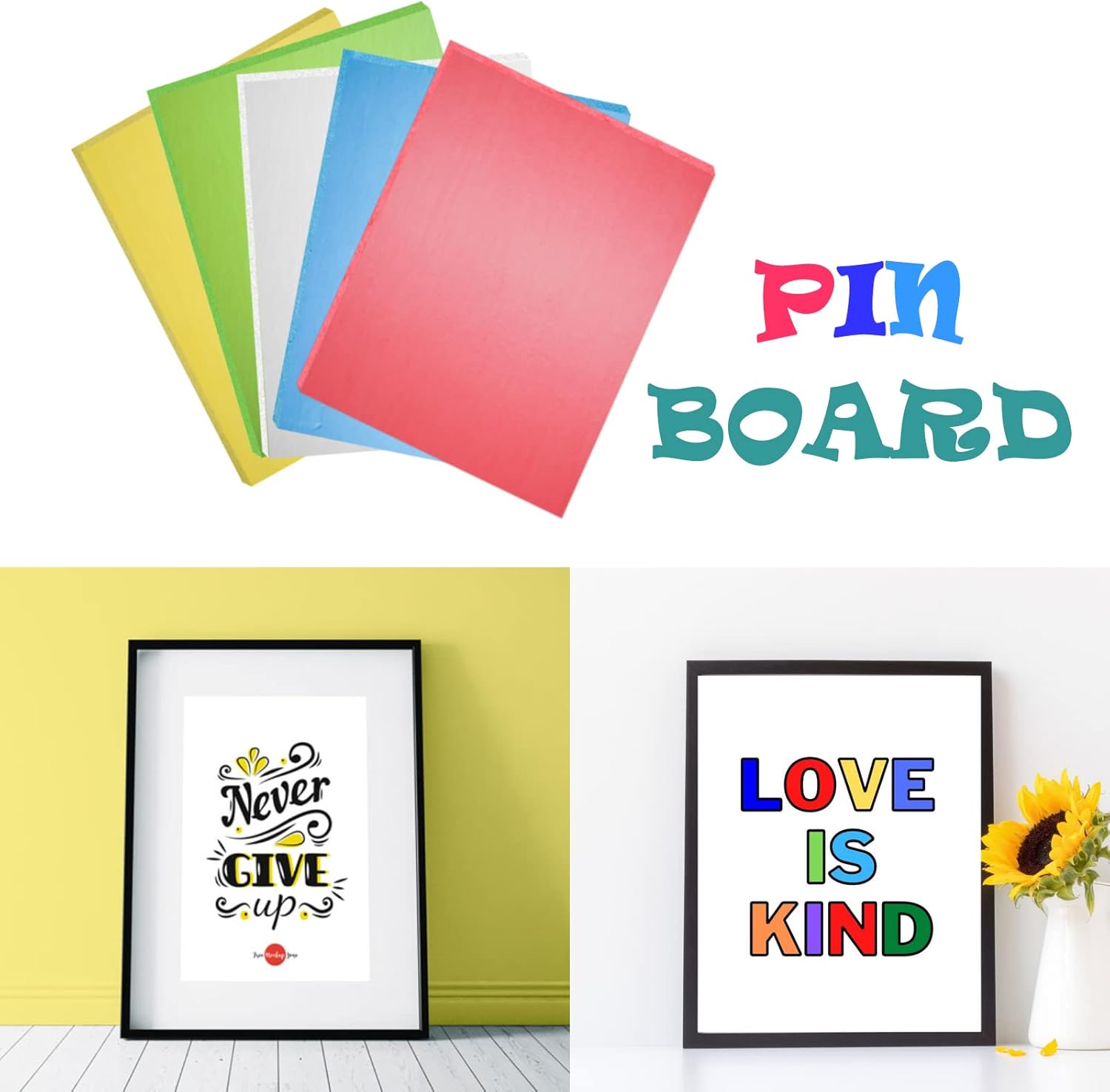 15Pack Foam Board for Projects, 3/16” Thickness 11”x15” Foam Cord Board, Colorful Foam Board Sheets Backing Polystyrene Poster Board for School Arts Crafts, Presentation : Office Products