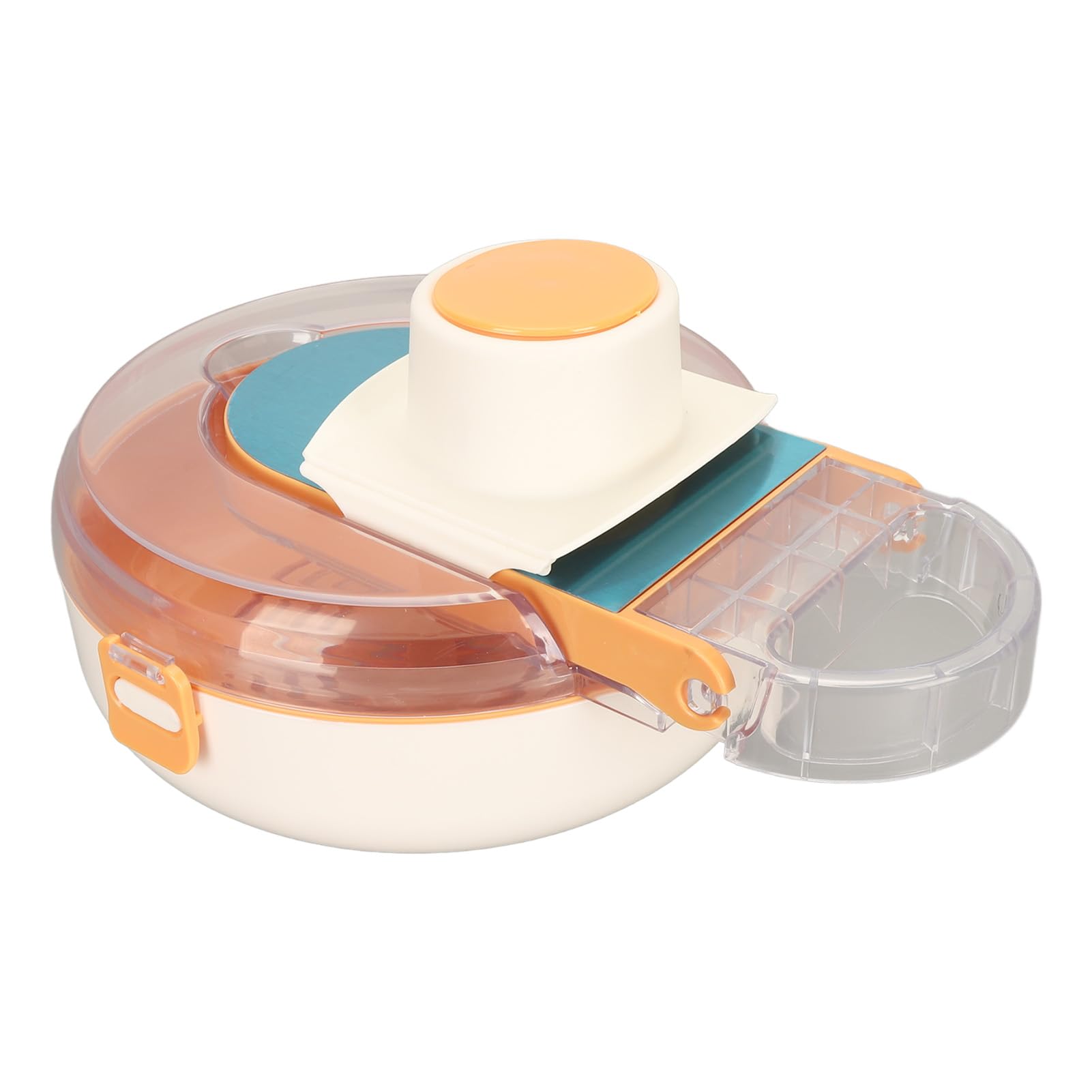 Cortador de verduras, 9 en 1 de acero inoxidable con contenedor, cortador de verduras multifuncional para cortar, pulir, escurrir, ideal para cocinar en casa