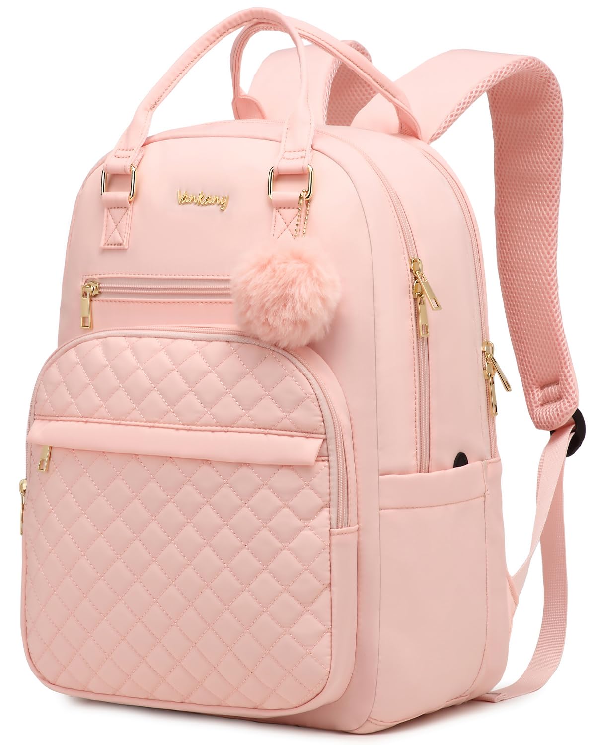 VANKANY Girls School Backpack Laptop Backpack for Women Middle High School College Students Travel Work Bag Cute Nursing