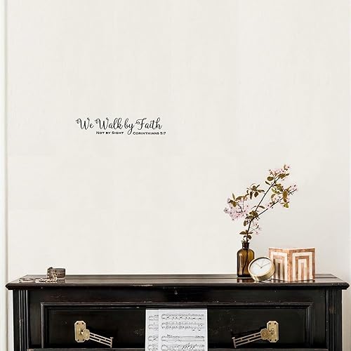 Miniatura 9 de Calcomanía de pared When Life Gets Too Hard to Stand Kneel, para ventana de suelo, decoración del hogar, frase de iglesia religiosa cristiana,