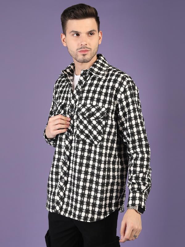 Image of CHKOKKO Men's Polyester Regular Jacket