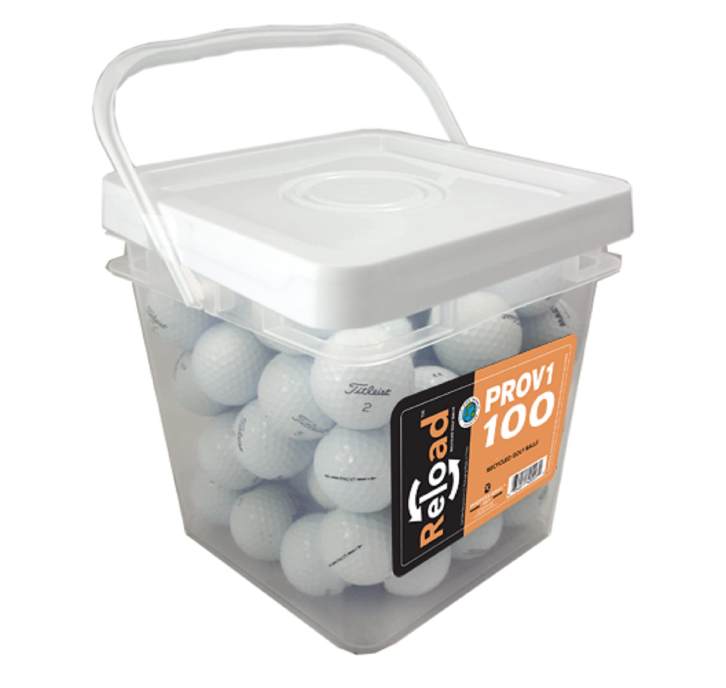 Titleist Pro V1 Pro V1 Lot de 50 balles de Golf d'occasion de qualité supérieure (AAAAA, Pas de Logos ni de Marques de Joueur, ProV1)
