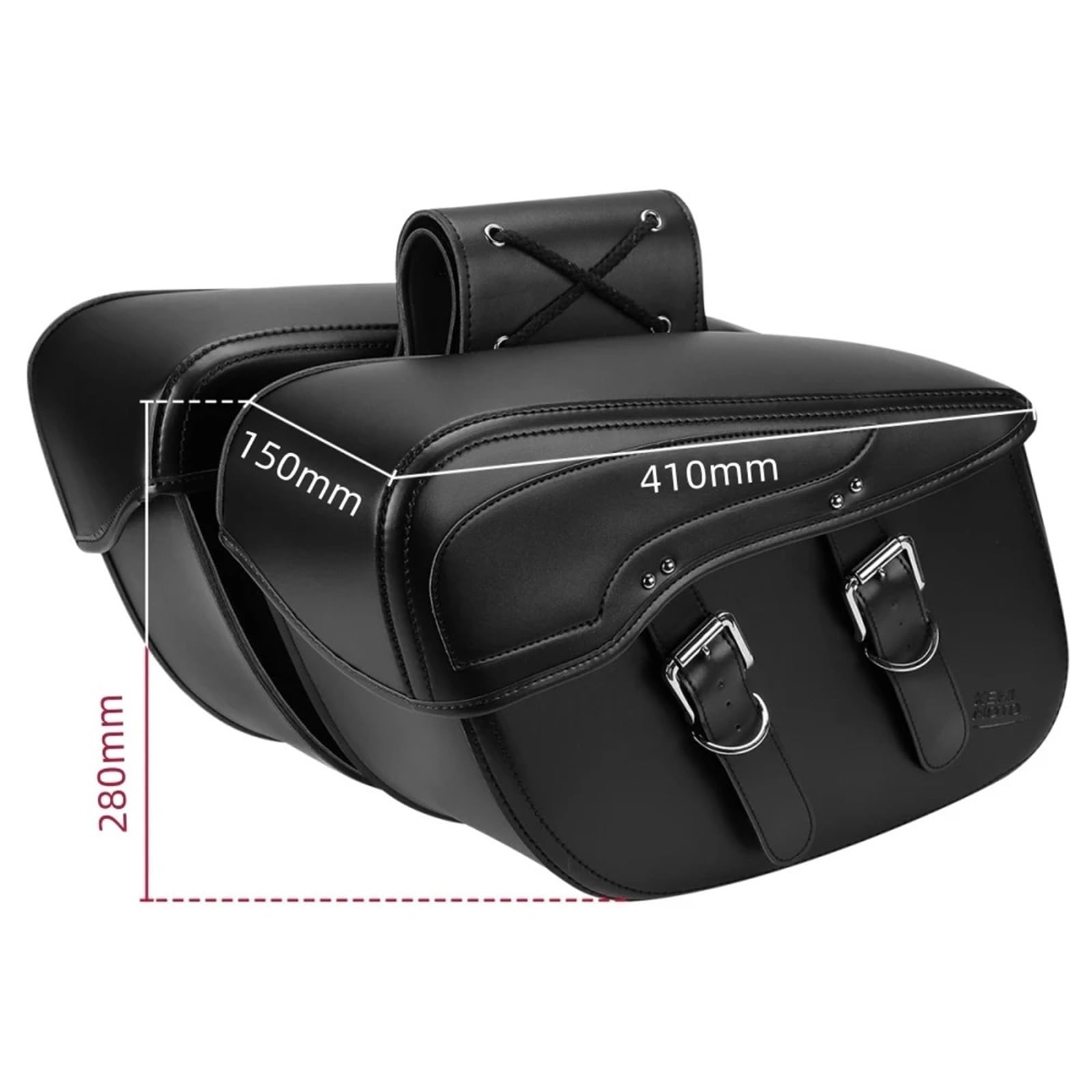 Sacoche Latérale De Moto Rétro en Cuir Imperméable pour Sportster 883