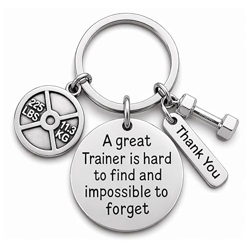 Trainer Keychain, Great Trainer is Hard to Find Gift for