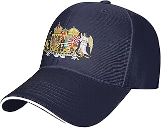Coat of Arms of Austria Hungary Baseball Cap Unisex Adjustable Classic Fashion Sandwich Baseball Cap Black