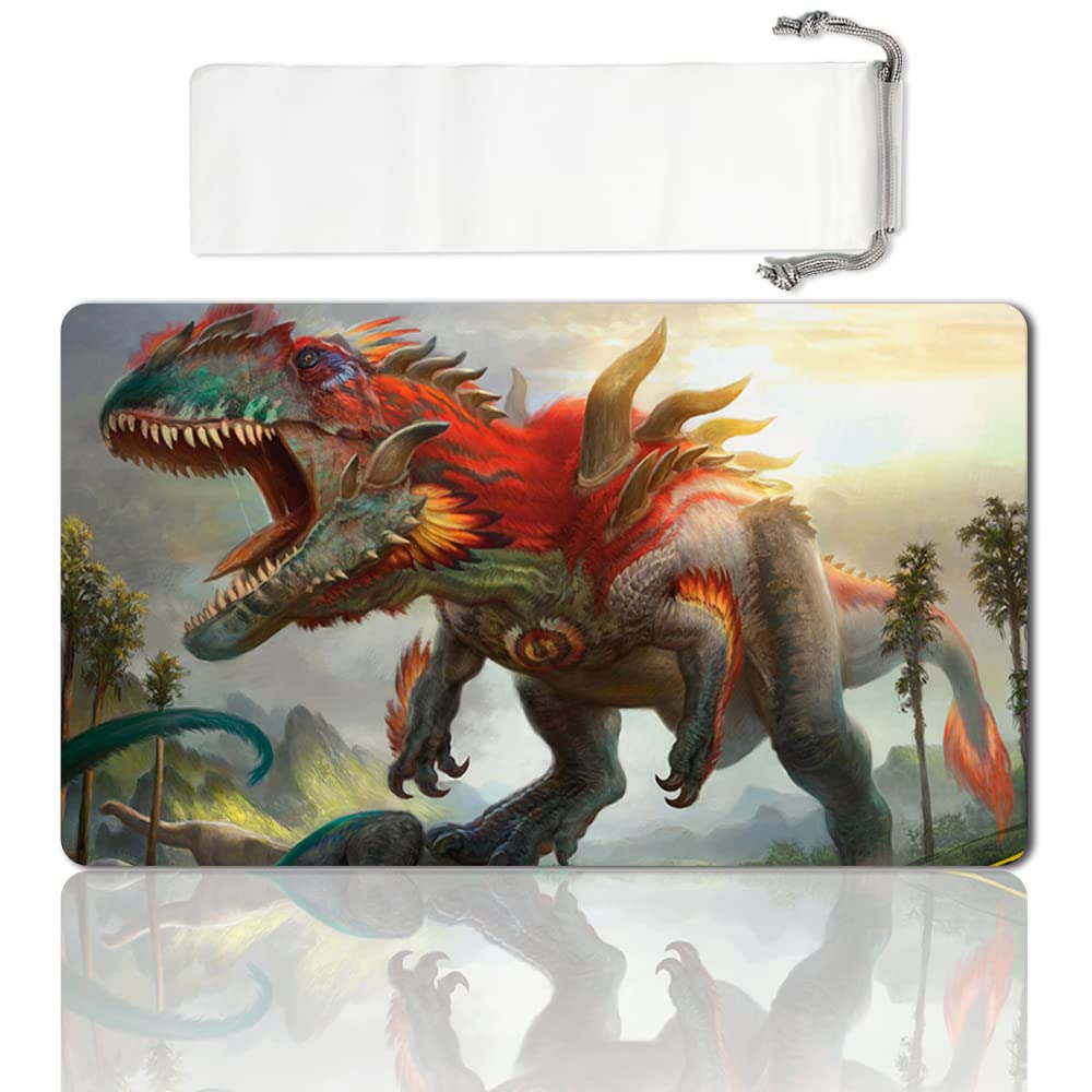 Gra planszowa TCG Playmat maty stołowe rozmiar gry 60 x 35 cm podkładka pod mysz kompatybilna z MTG CCG RPG gra karciana (Gishath, Sun's Avatar)