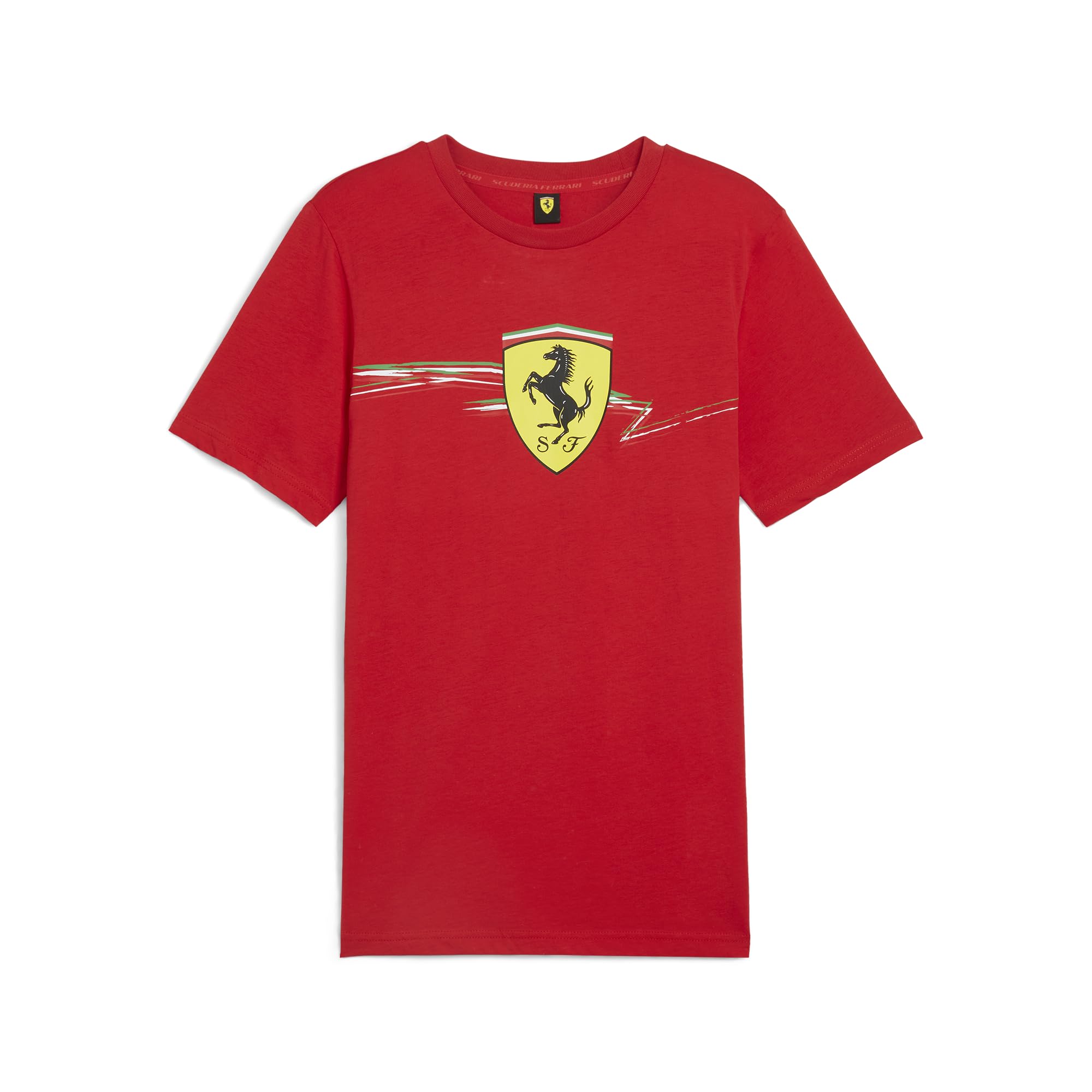 Puma Men's Rosso Corsa Scuderia Ferrari Race Shield T-Shirt, Large