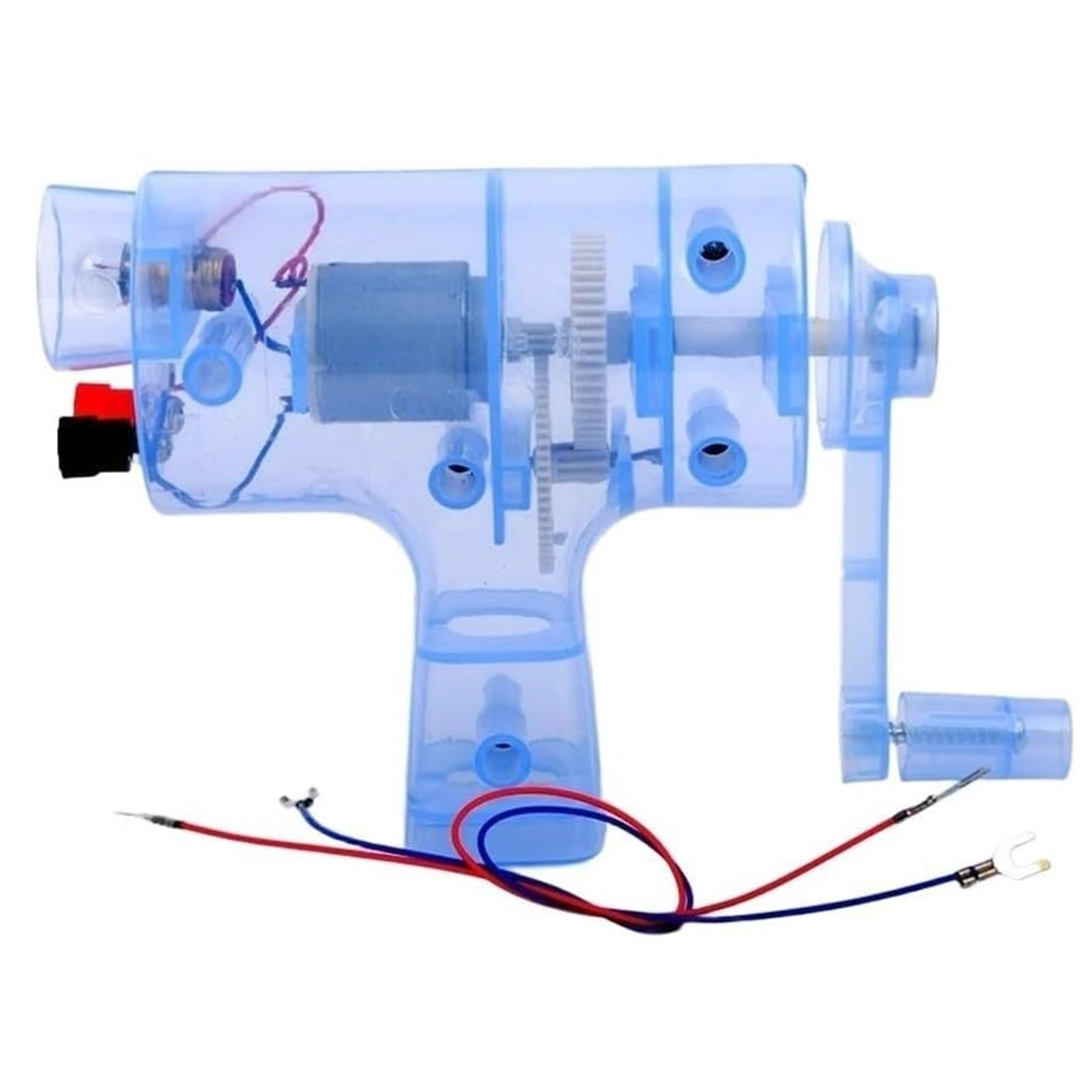 Handkurbelgenerator Mini-Dynamo-Modell Elektromagnetische Stromerzeugung Experimentierkasten Physiklehrmittel Für Grundschüler