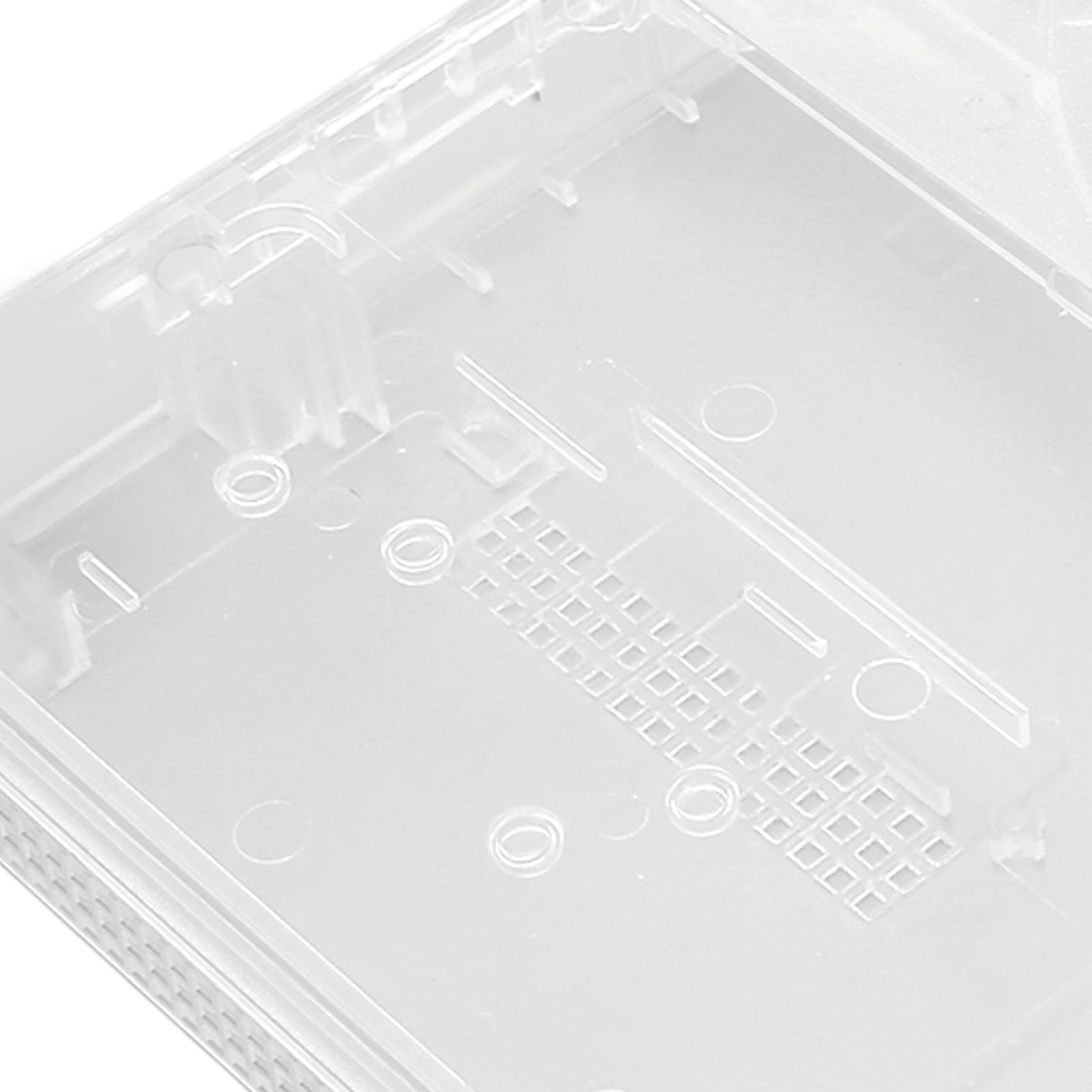 Zunate Guscio Trasparente Trasparente per PS Slim |Kit Custodia Console retrò Fai-da-te con Tutte le Parti per Modelli 7XXXX ABS (per 7XXXX)