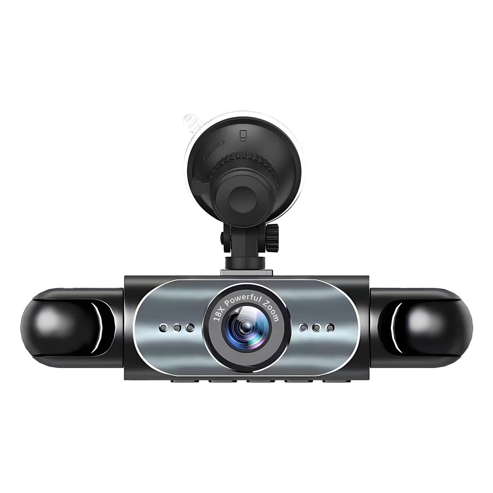 Dash Cam per Auto Videoregistratore 4 Anteriore e Posteriore | Registratore Anteriore Posteriore Lato Sinistro Destro 1080P HD con Scheda 32G e Immagine Retromarcia per Parcheggio