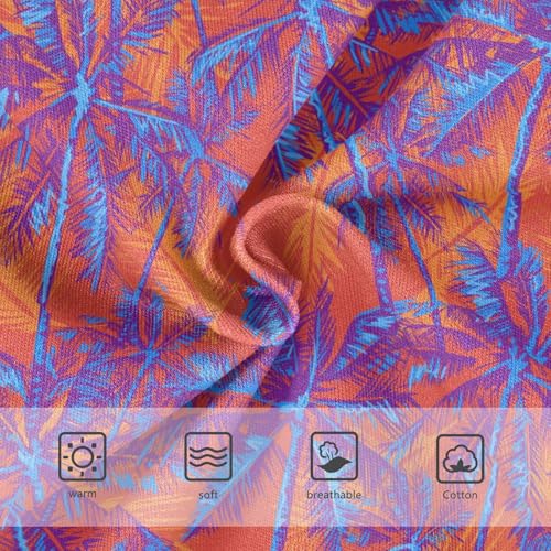 Little Girls' Soft Cotton Underwear Kids Breathable Comfort Palm Trees Panties Briefs Toddler3