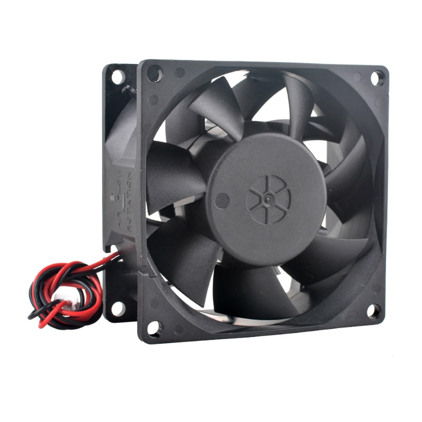 JJKKOZVQF Axial Fan 80x80x38mm 80mm for Server Cooling 5V/12V/24V 8038(DC12V)